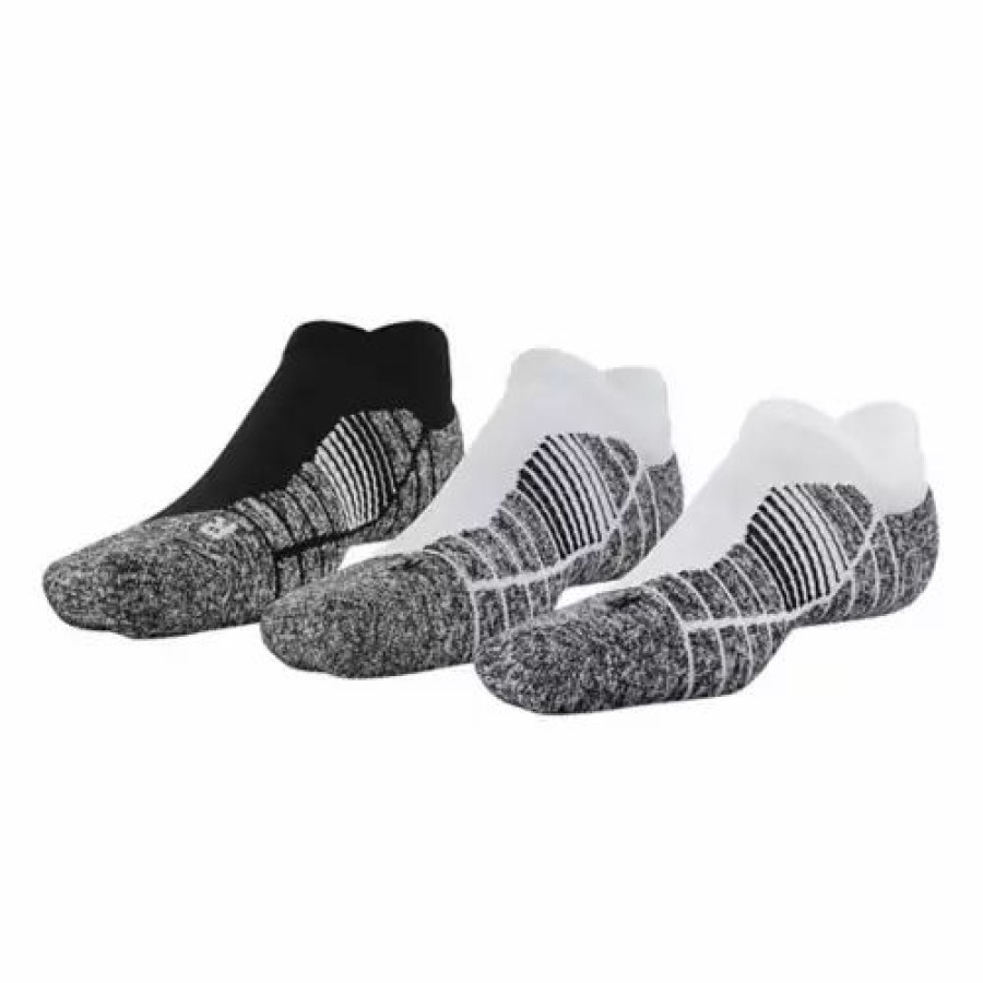 Clothing * | Adult Under Armour Elevated+ Performance 3 Pack No Show Socks