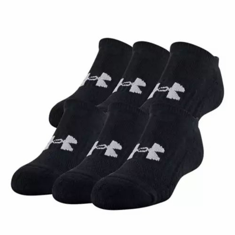 Clothing * | Adult Under Armour Training Cotton 6 Pack No Show Socks