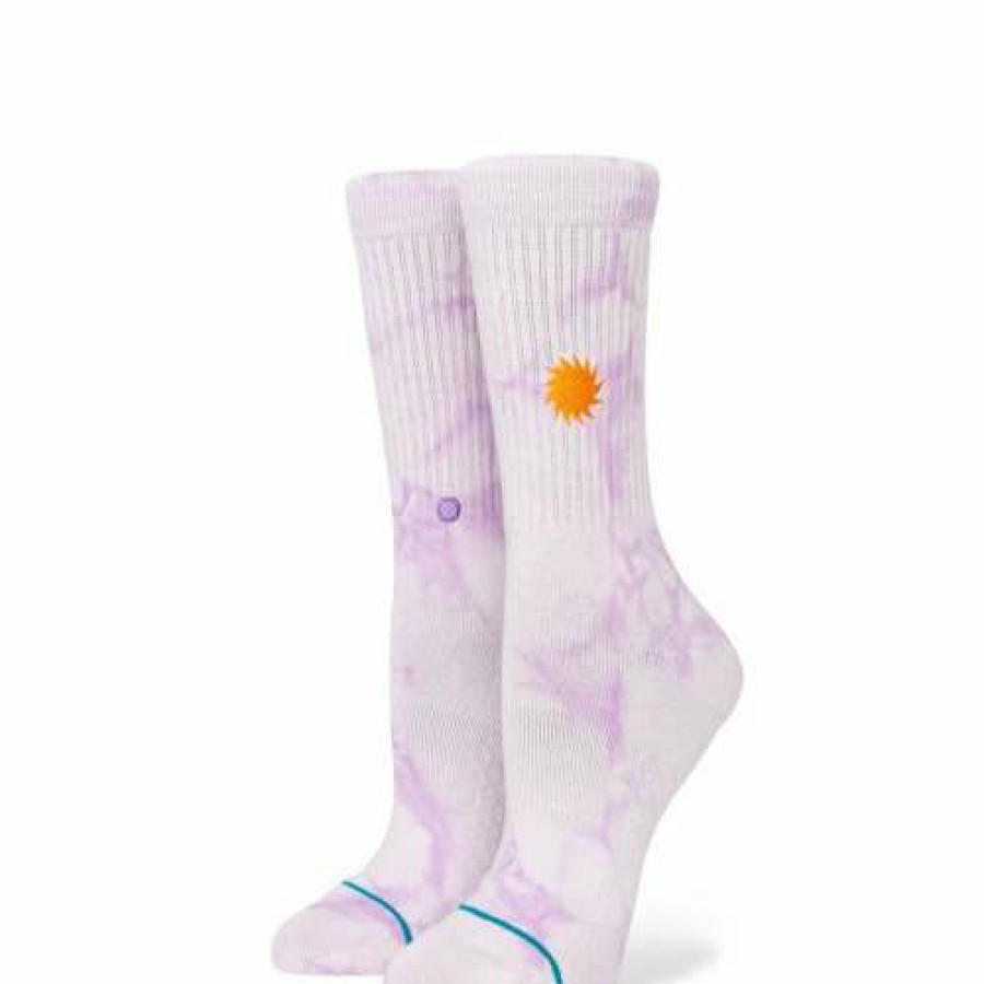 Clothing * | Women'S Stance Manifest Crew Socks Lavender