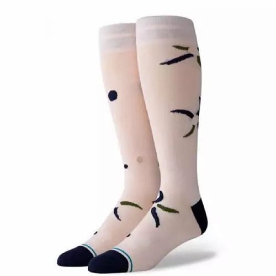 Clothing * | Adult Stance Sonic Bloom Crew Socks Pink