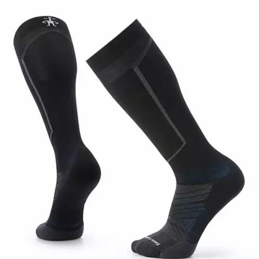 Clothing * | Men'S Smartwool Targeted Cushion Knee High Skiing Socks Black