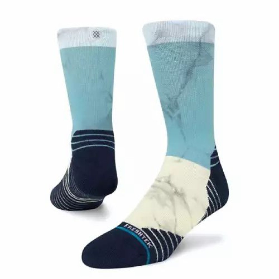 Clothing * | Adult Stance Tundra Crew Running Socks Navy