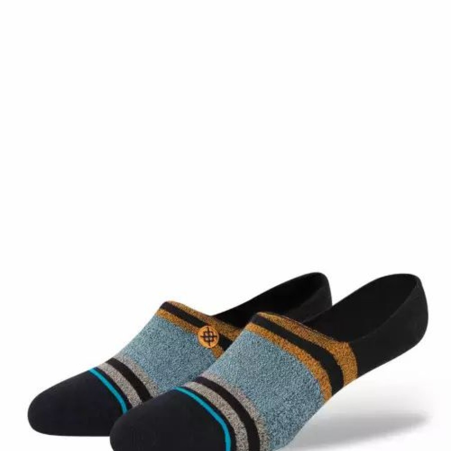 Clothing * | Men'S Stance Below Deck No Show Socks Black