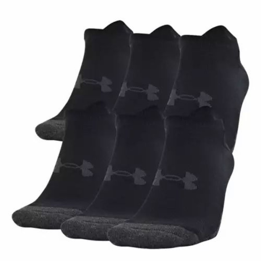 Clothing * | Adult Under Armour Performance Tech 6 Pack No Show Socks