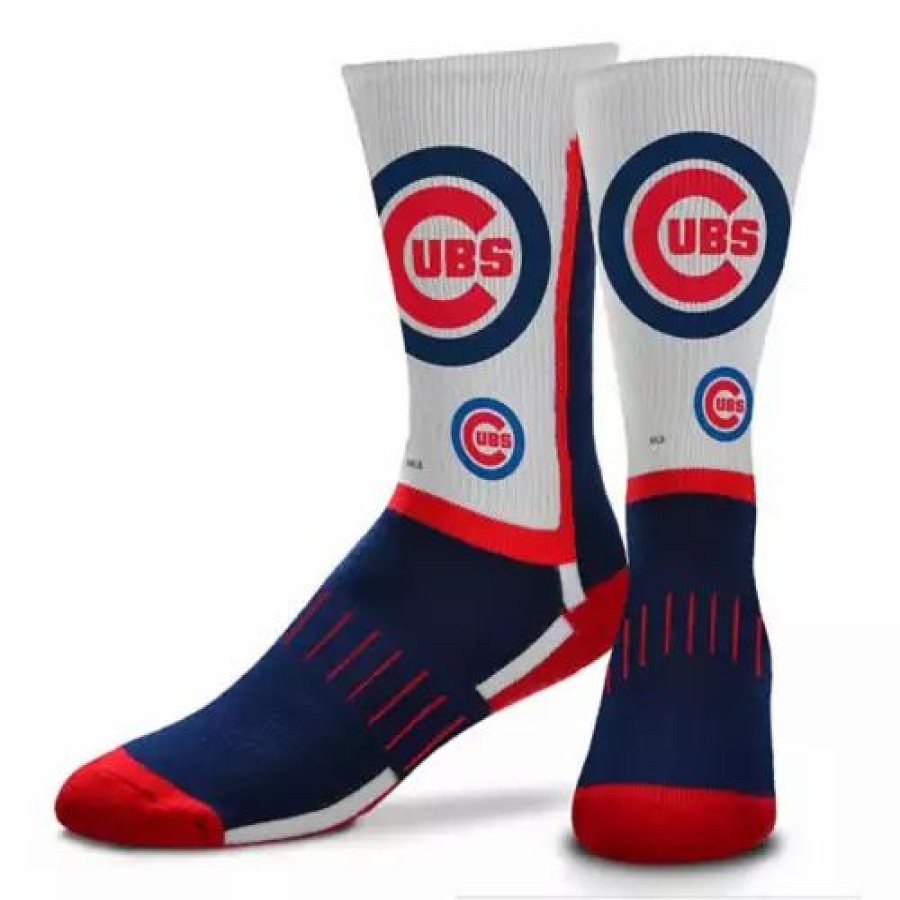 Mlb * | For Bare Feet Chicago Cubs Rwb 21 Socks