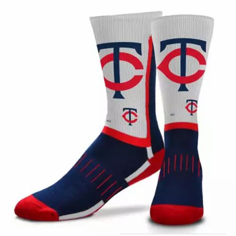 Mlb * | For Bare Feet Minnesota Twins Rwb 21 Socks