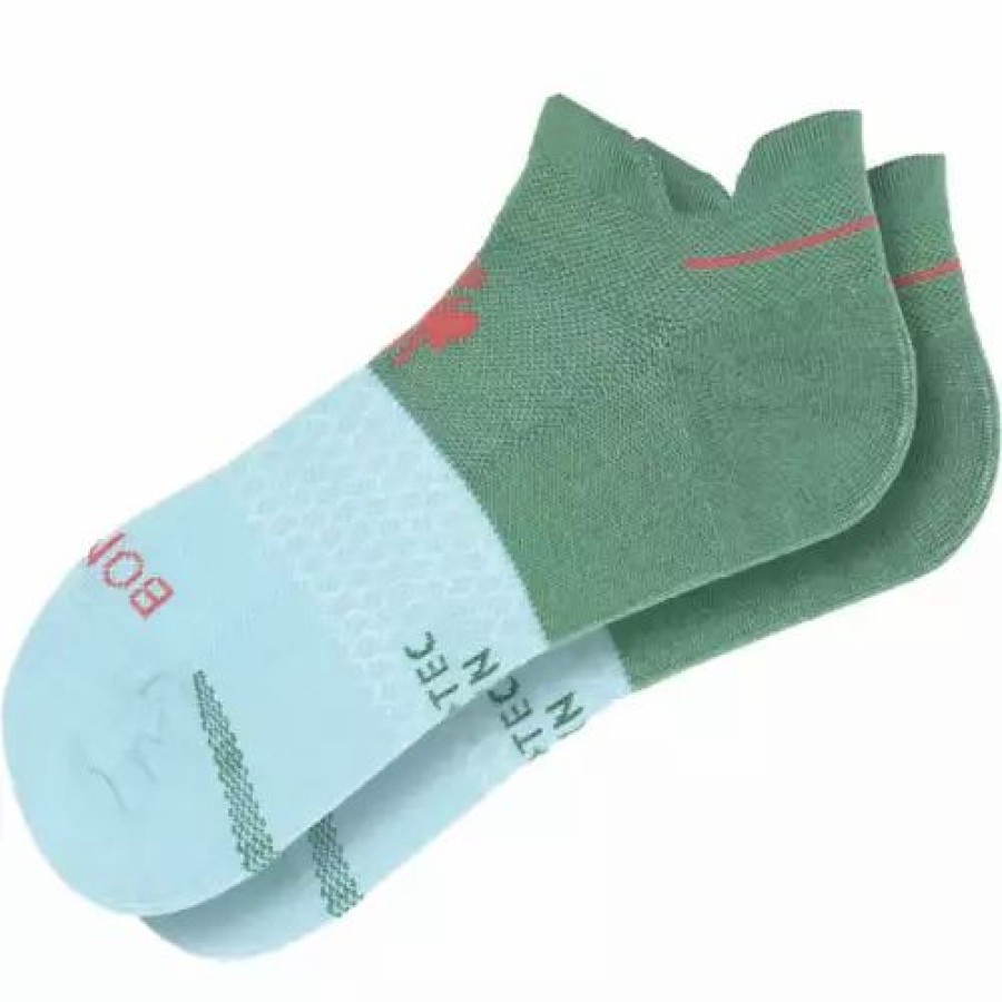 Clothing * | Adult Bombas Colorblock Lightweight Performance Ankle Running Socks