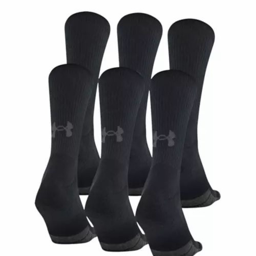 Clothing * | Adult Under Armour Performance Tech 6 Pack Crew Socks