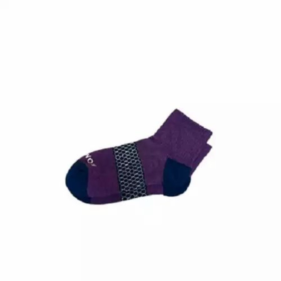 Clothing * | Adult Bombas Non Solid Quarter Socks Jewel