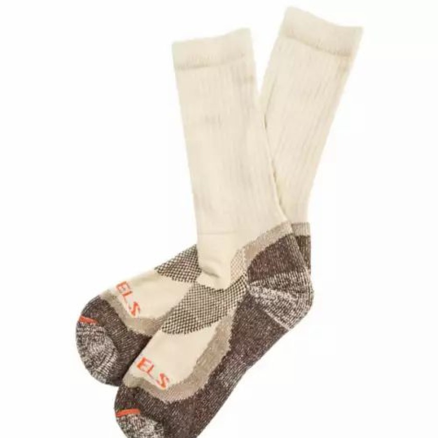 Clothing * | Adult Scheels Outfitters Upland Merino Wool Crew Hunting Socks Sand