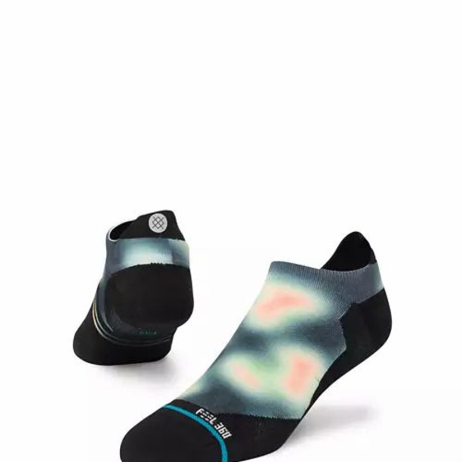 Clothing * | Adult Stance Heat Tab Ankle Socks Washed Black