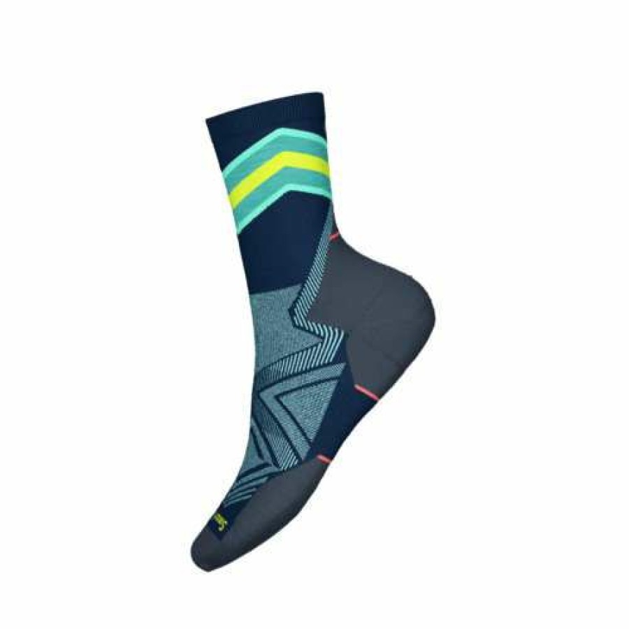 Clothing * | Women'S Smartwool Run Targeted Cushion Crew Socks Deep Navy