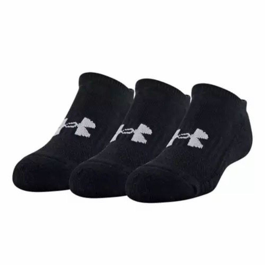 Clothing * | Kids' Under Armour Training Cotton 3 Pack Ankle Socks