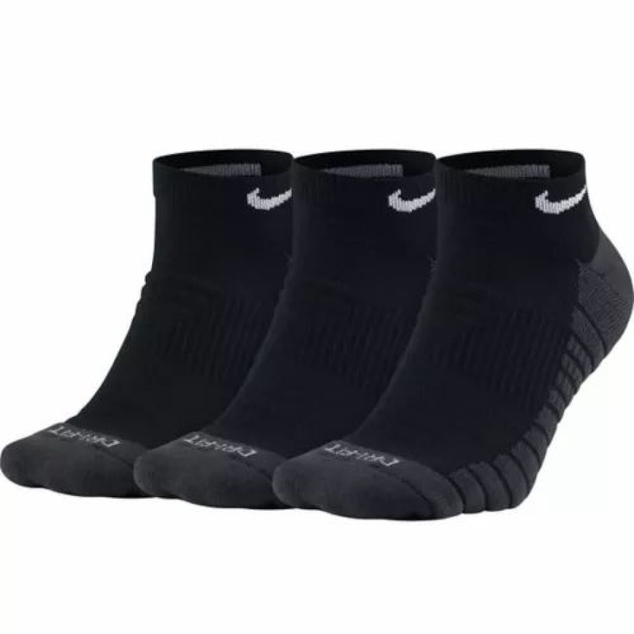 Clothing * | Adult Nike Dry Cushion 3 Pack Ankle Running Socks