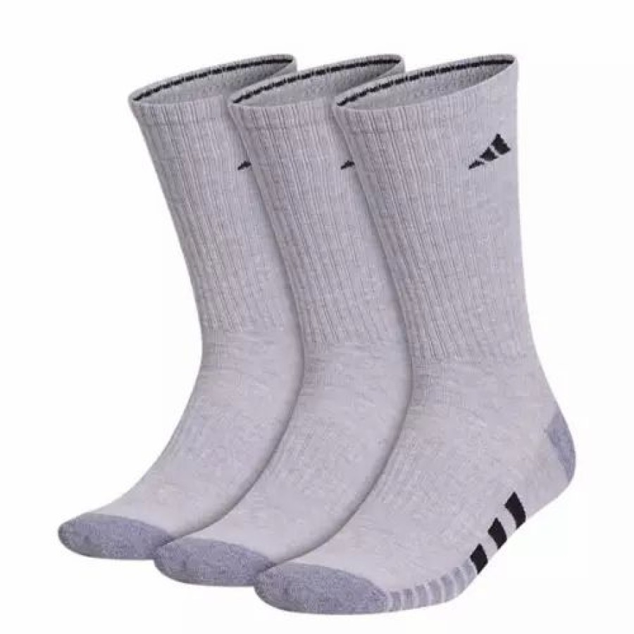 Clothing * | Adult Adidas Cushioned 3.0 3 Pack Crew Socks