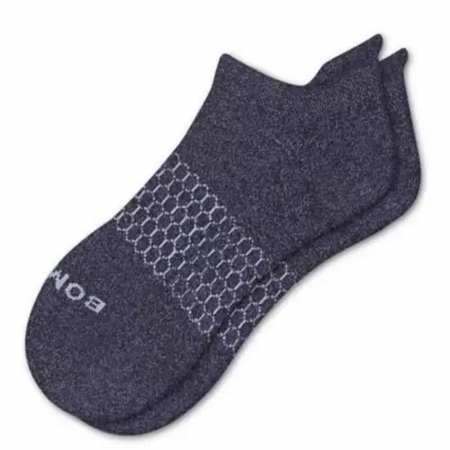 Clothing * | Adult Bombas Marls Ankle Socks Navy