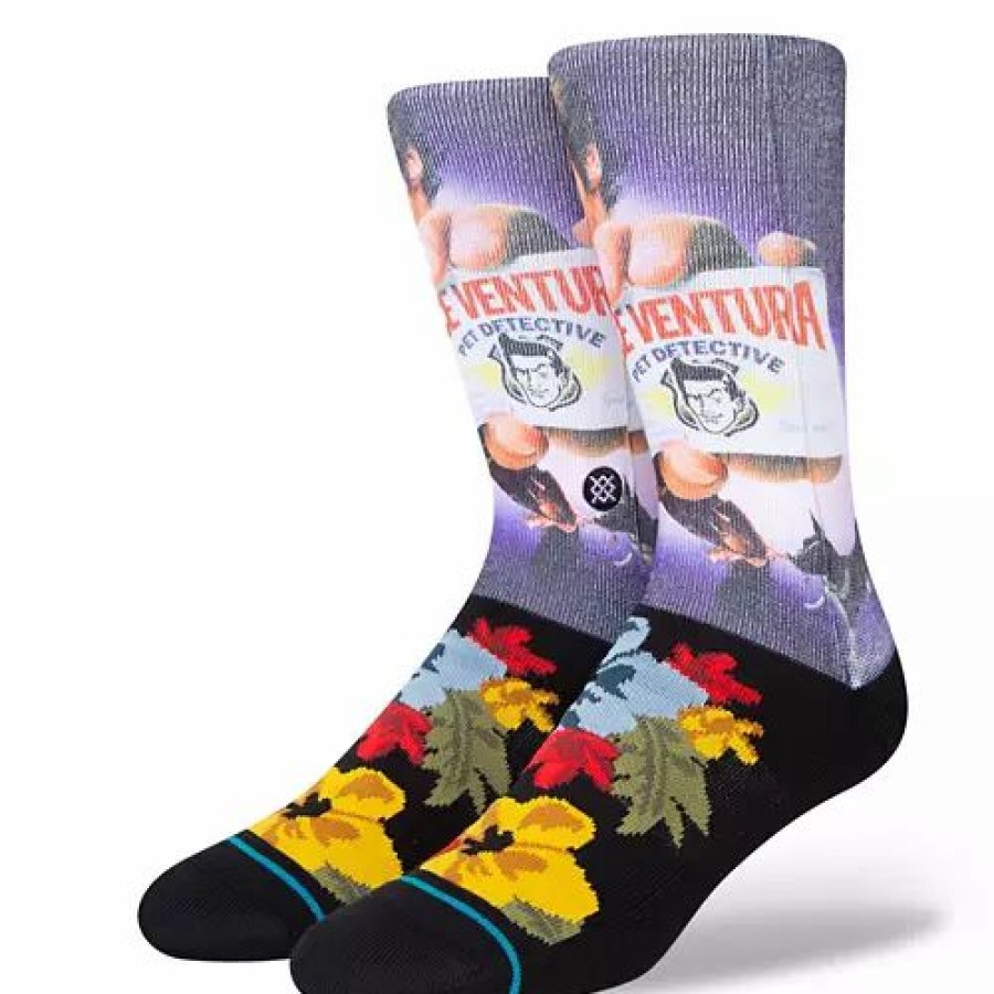 Clothing * | Adult Stance Pet Detective Crew Socks Black