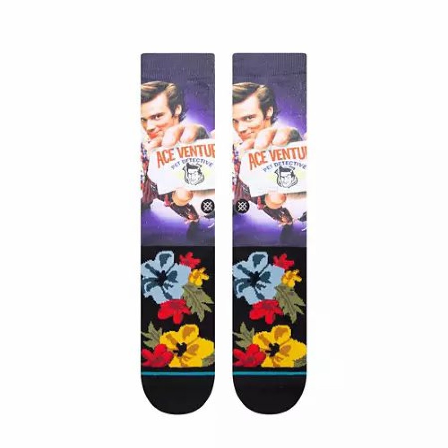 Clothing * | Adult Stance Pet Detective Crew Socks Black