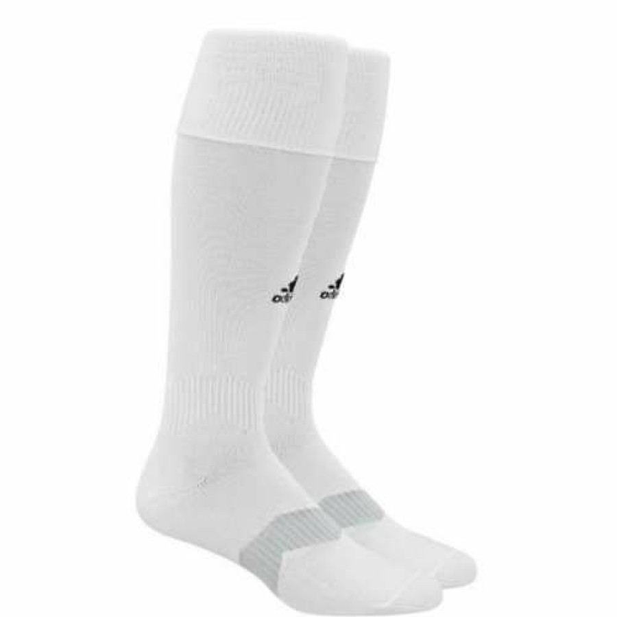 Clothing * | Kids' Adidas Metro Iv Knee High Soccer Socks White