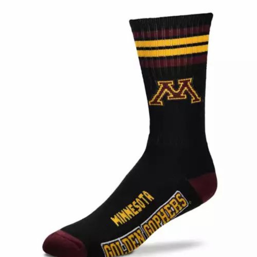 College * | For Bare Feet Minnesota Golden Gophers Four Stripe Socks