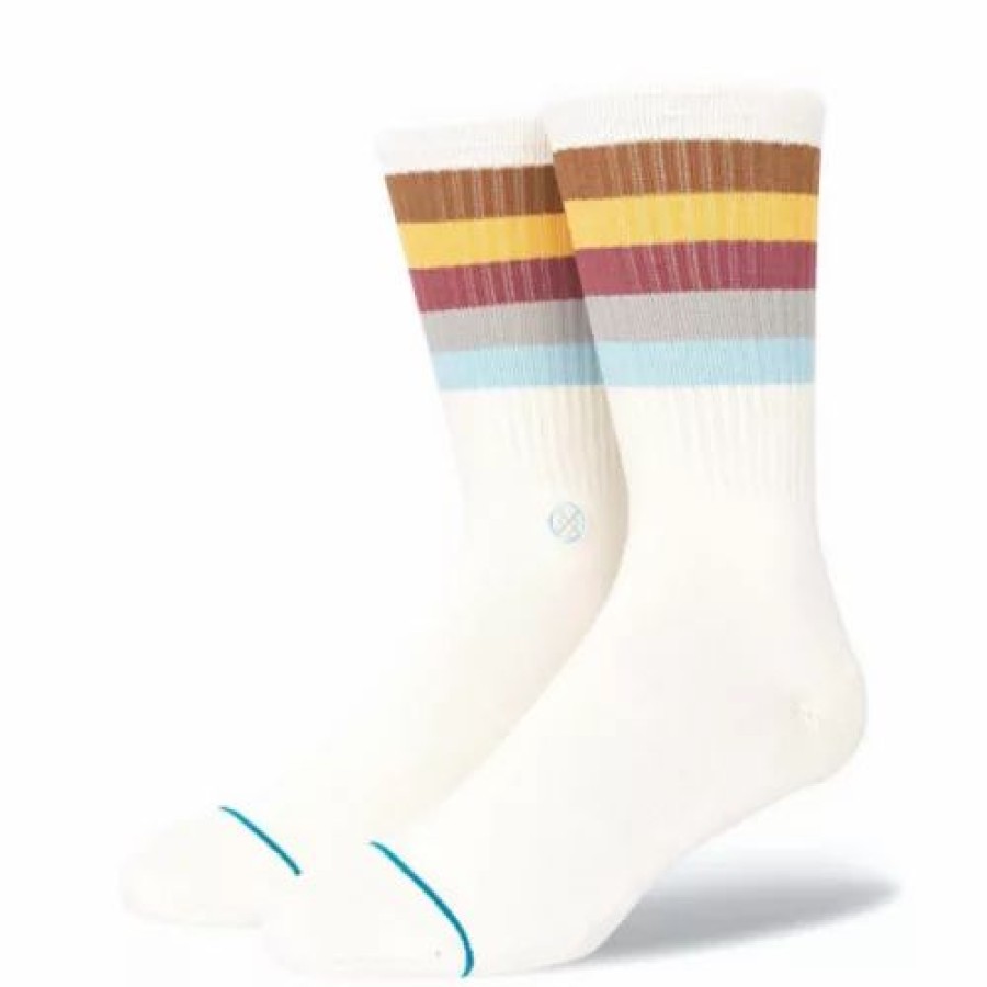 Clothing * | Adult Stance Maliboo Crew Socks White