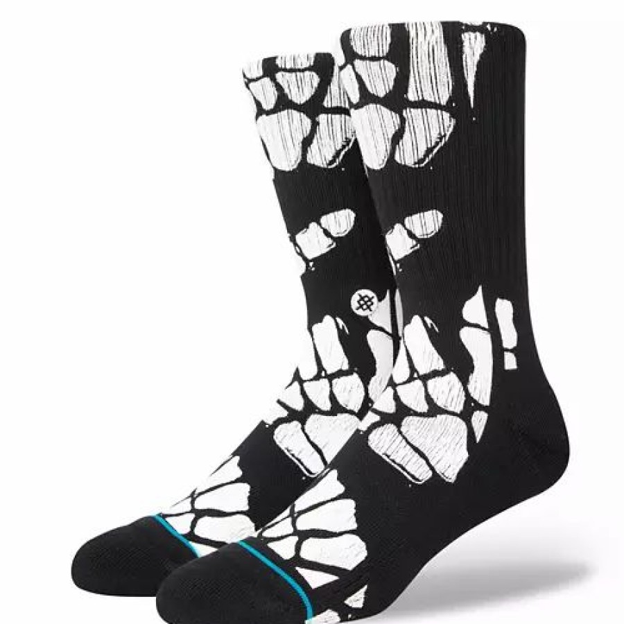 Clothing * | Adult Stance Zombie Crew Socks Black