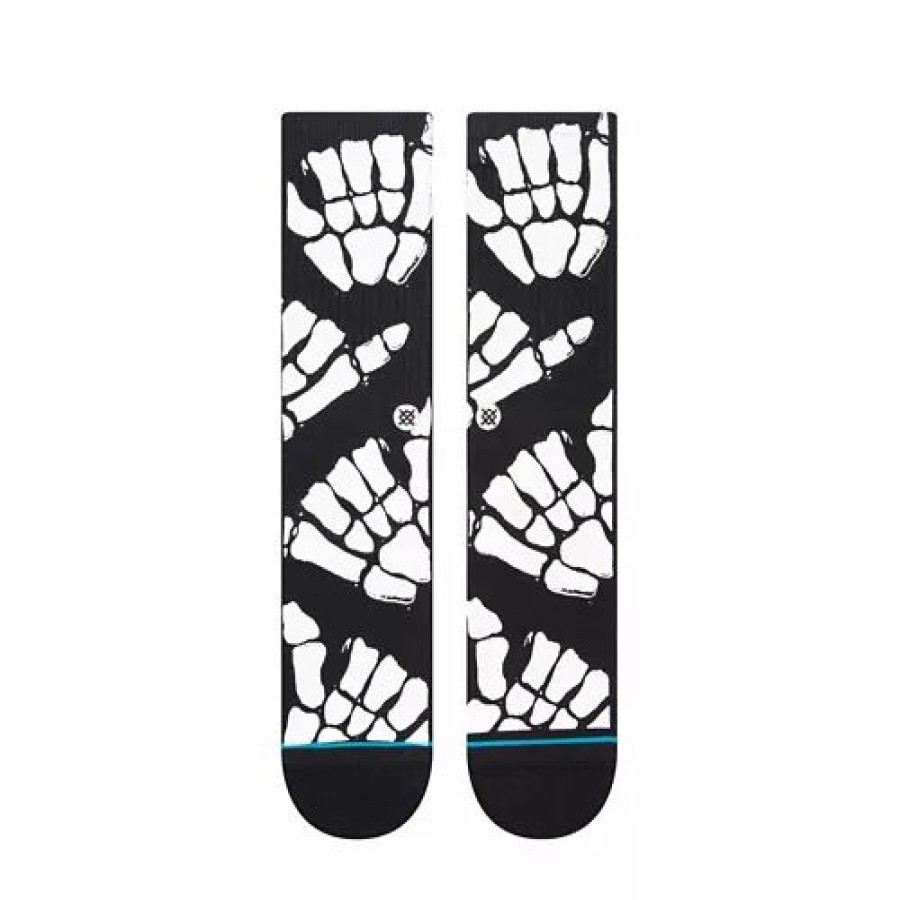 Clothing * | Adult Stance Zombie Crew Socks Black