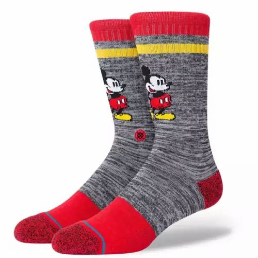 Clothing * | Adult Stance Disney Vintage 2020 Crew Socks Black