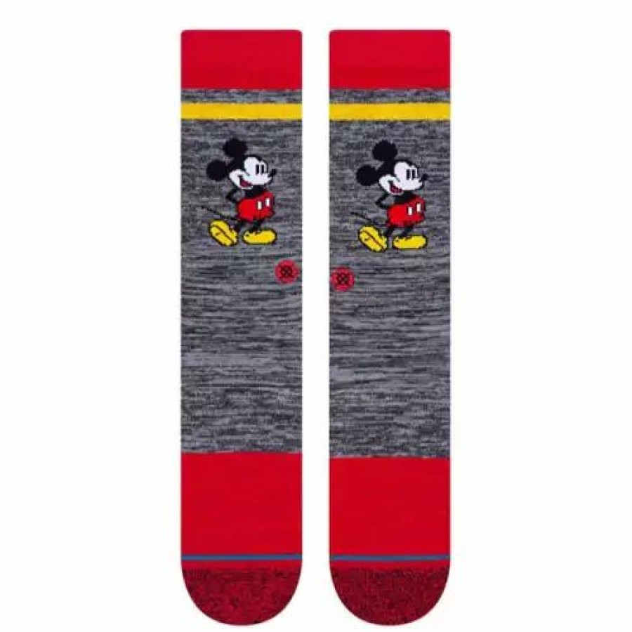 Clothing * | Adult Stance Disney Vintage 2020 Crew Socks Black