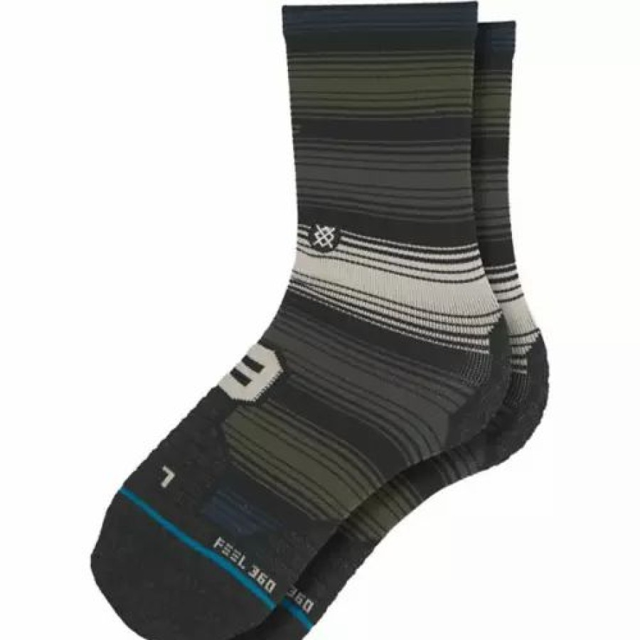 Clothing * | Men'S Stance Caliber Crew Socks Black