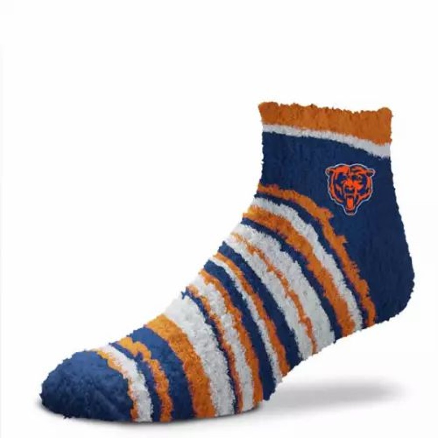 Nfl * | For Bare Feet Women'S Chicago Bears Rainbow Ii Socks Navy