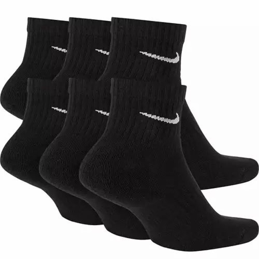 Clothing * | Adult Nike Everyday Cushioned 6 Pack Ankle Socks