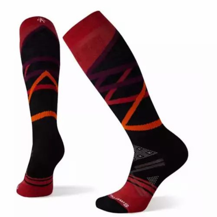 Clothing * | Women'S Smartwool Trellis Full Cushioin Knee High Skiing Socks Pomegranate