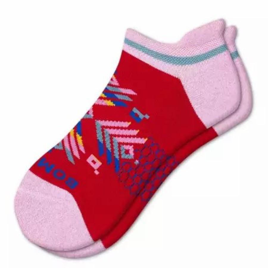 Clothing * | Adult Bombas Multi Stripe Snowflake Ankle Socks