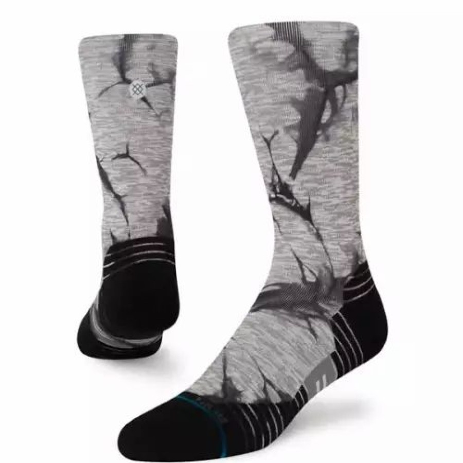 Clothing * | Adult Stance Dissipate Crew Socks Gray