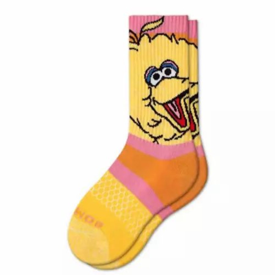 Clothing * | Kids' Bombas Sesame Street Crew Socks