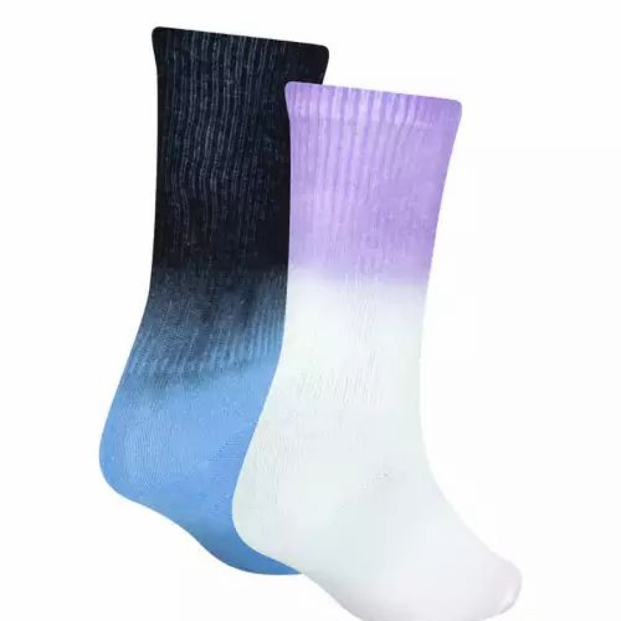 Clothing * | Kids' Jordan Dip Dye 2 Pack Crew Socks Ultra Blue