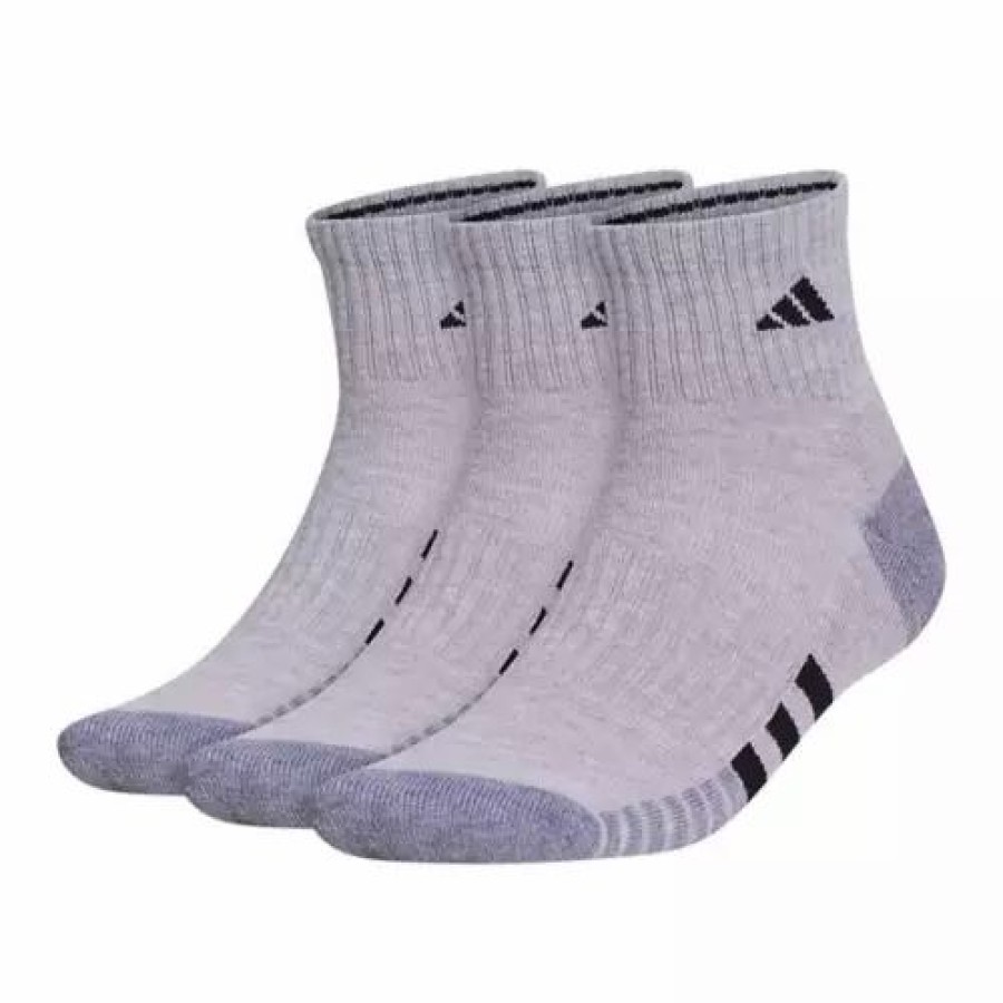 Clothing * | Adult Adidas Cushioned 3.0 3 Pack Quarter Socks