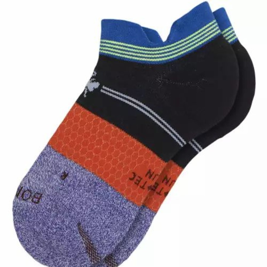 Clothing * | Adult Bombas Pine Point Performance Ankle Running Socks Lake