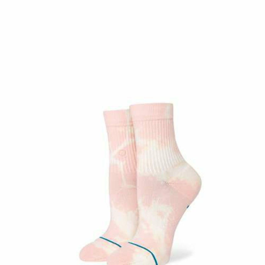 Clothing * | Adult Stance Relevant Quarter Socks Pink