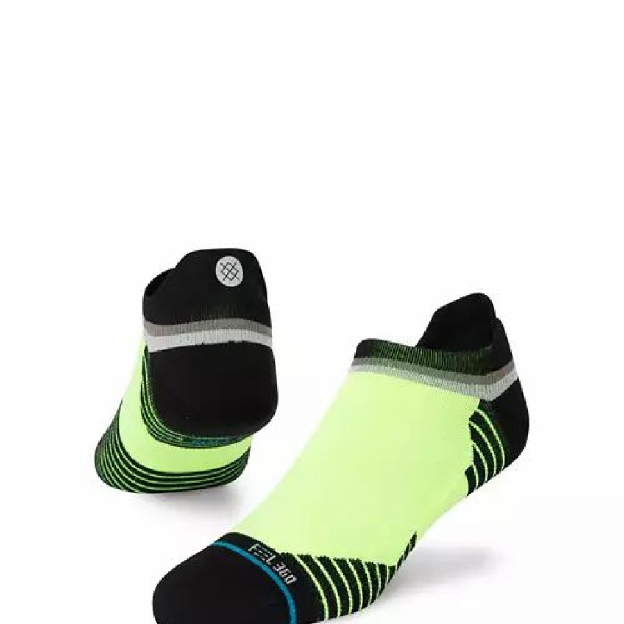 Clothing * | Adult Stance Maxed Ankle Socks Neon Yellow