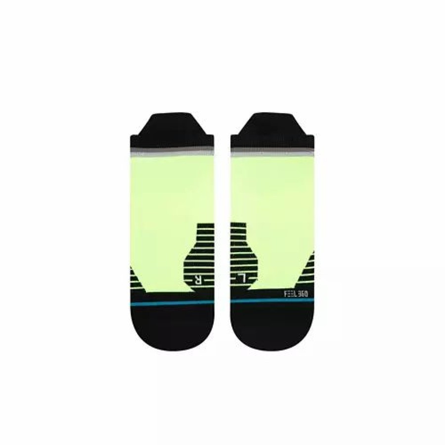 Clothing * | Adult Stance Maxed Ankle Socks Neon Yellow