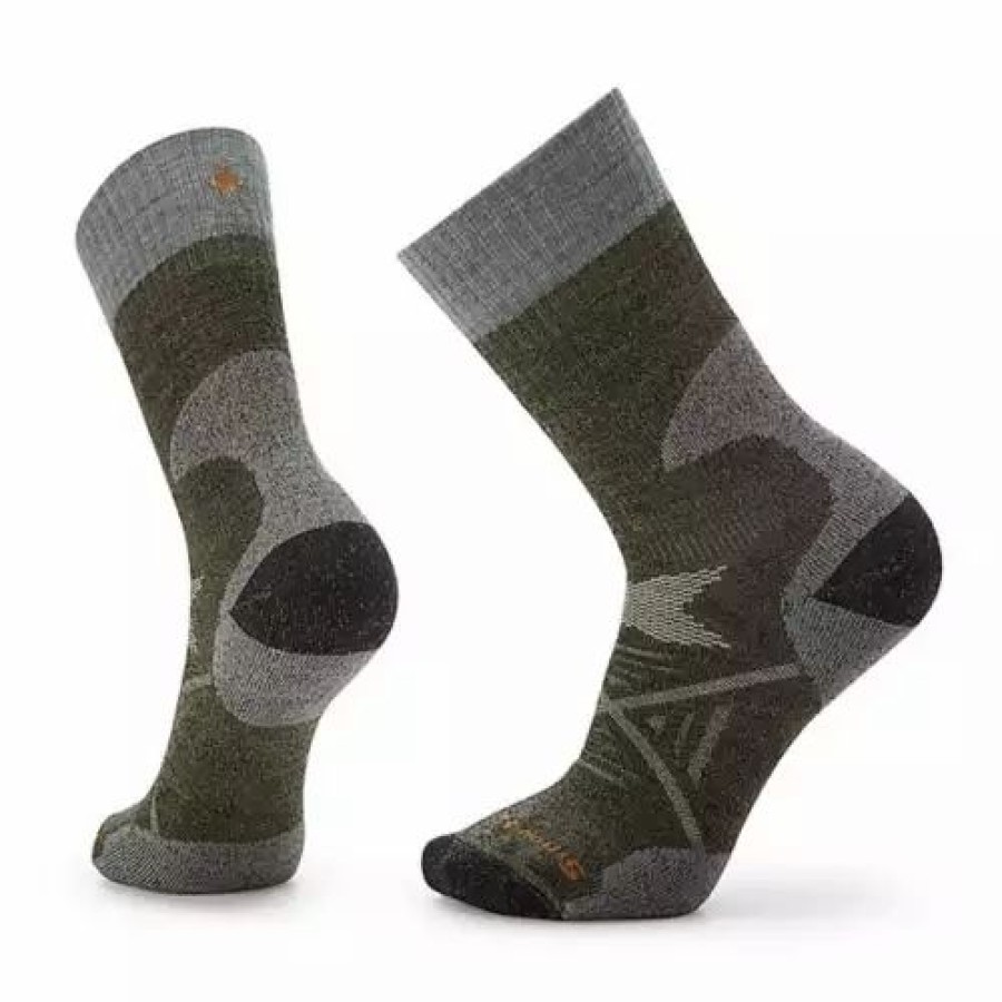 Clothing * | Men'S Smartwool Hunt Full Cushion Tall Crew Hunting Socks Winter Moss