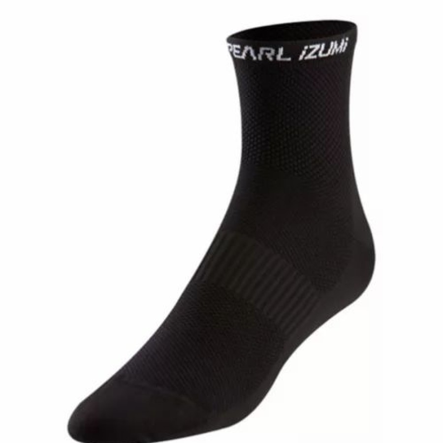 Clothing * | Men'S Pearl Izumi Elite Crew Socks Black