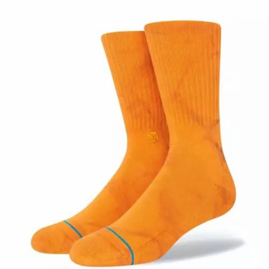 Clothing * | Adult Stance Dye Crew Socks Rust