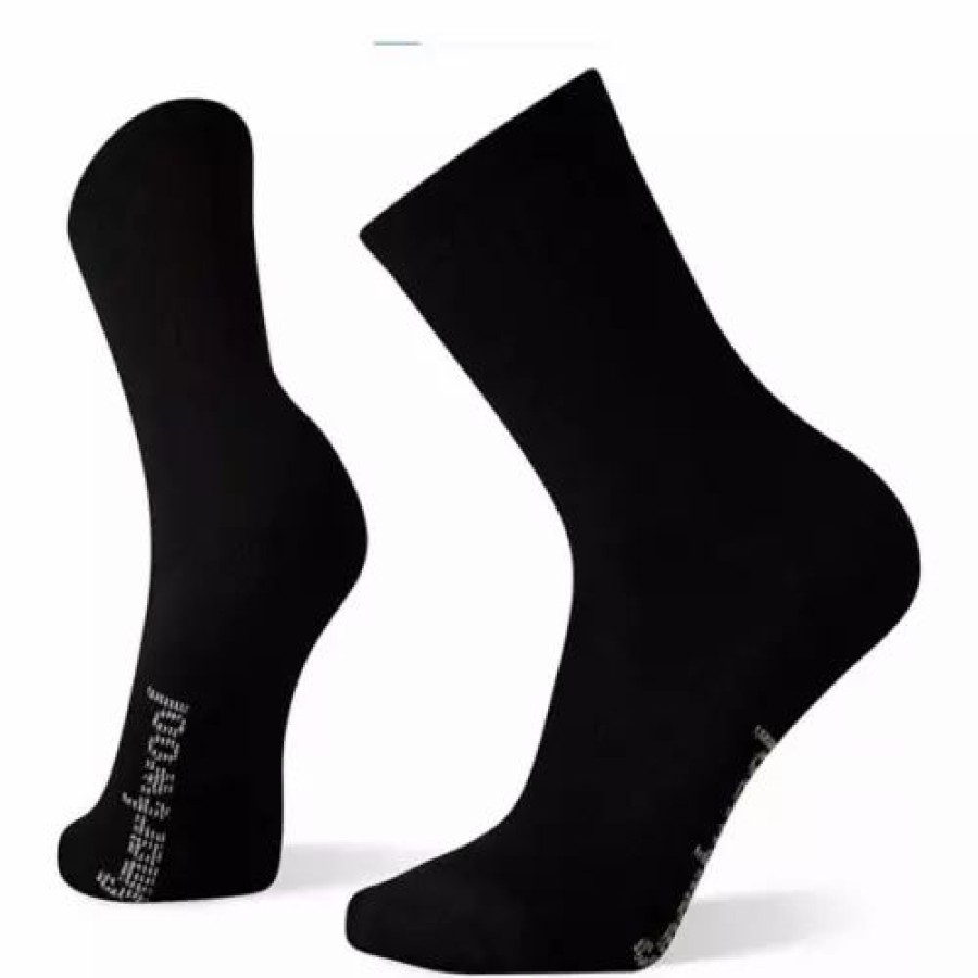 Clothing * | Adult Smartwool Classic Edition Full Cushion Solid Crew Hiking Socks Black