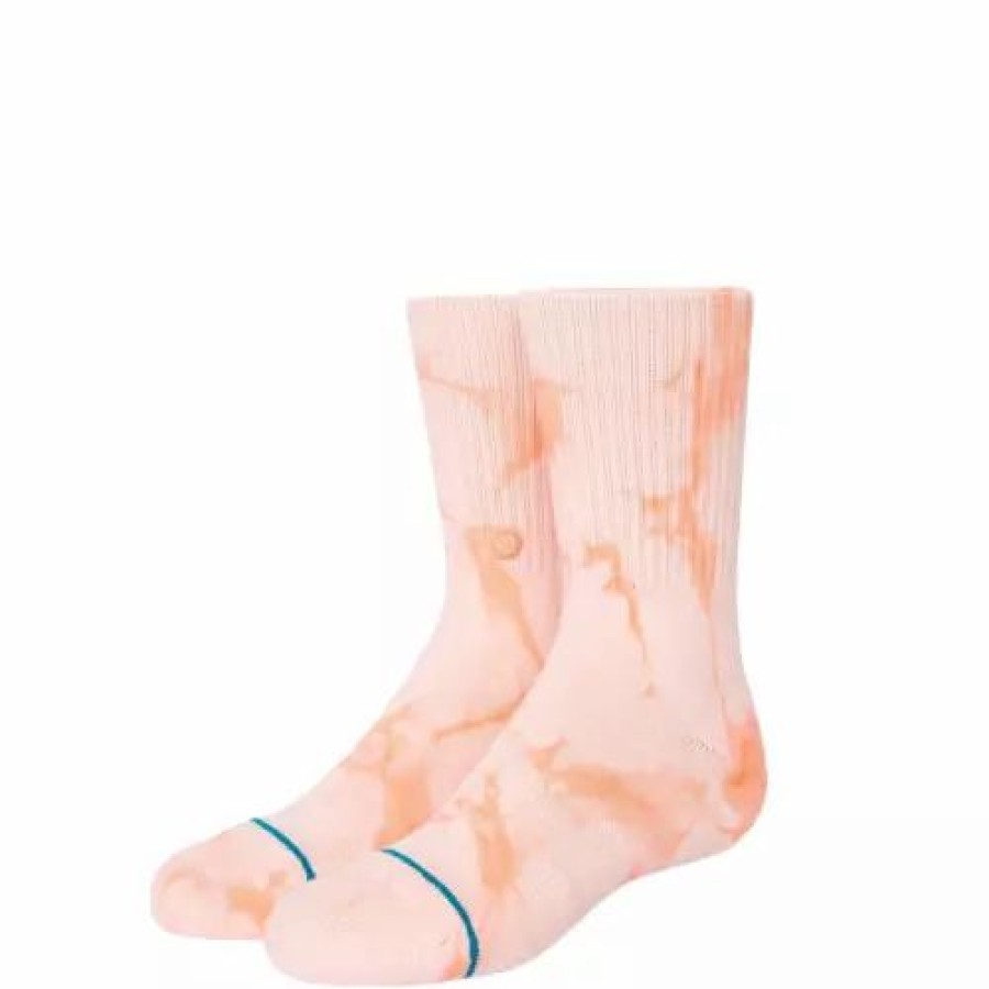 Clothing * | Girls' Stance Kid'S Rosy Crew Socks Pink