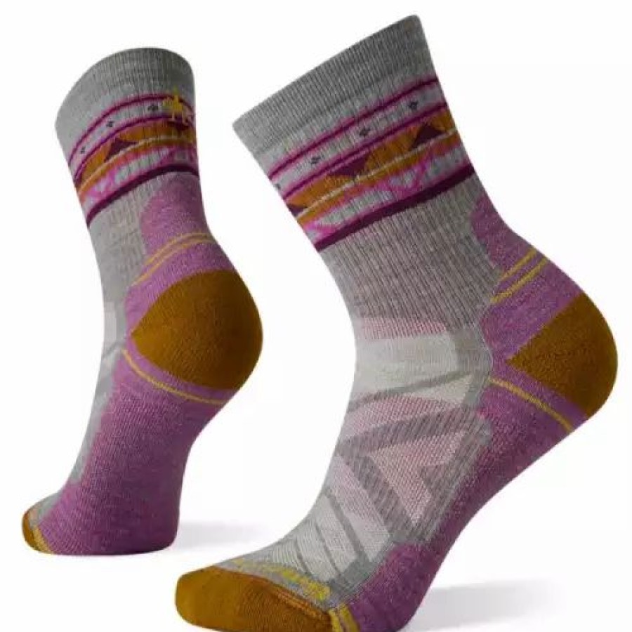 Clothing * | Women'S Smartwool Hike Light Cushion Zig Zag Valley Crew Socks