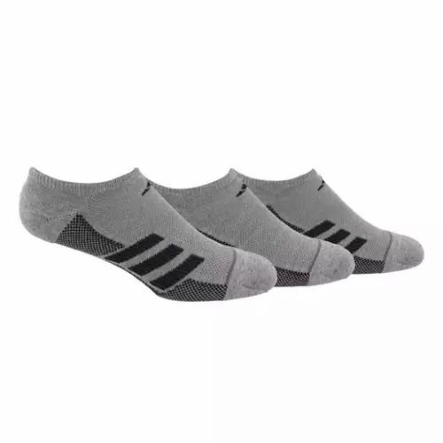 Clothing * | Adult Adidas Superlite Stripe Ii 3 Pack No Show Socks