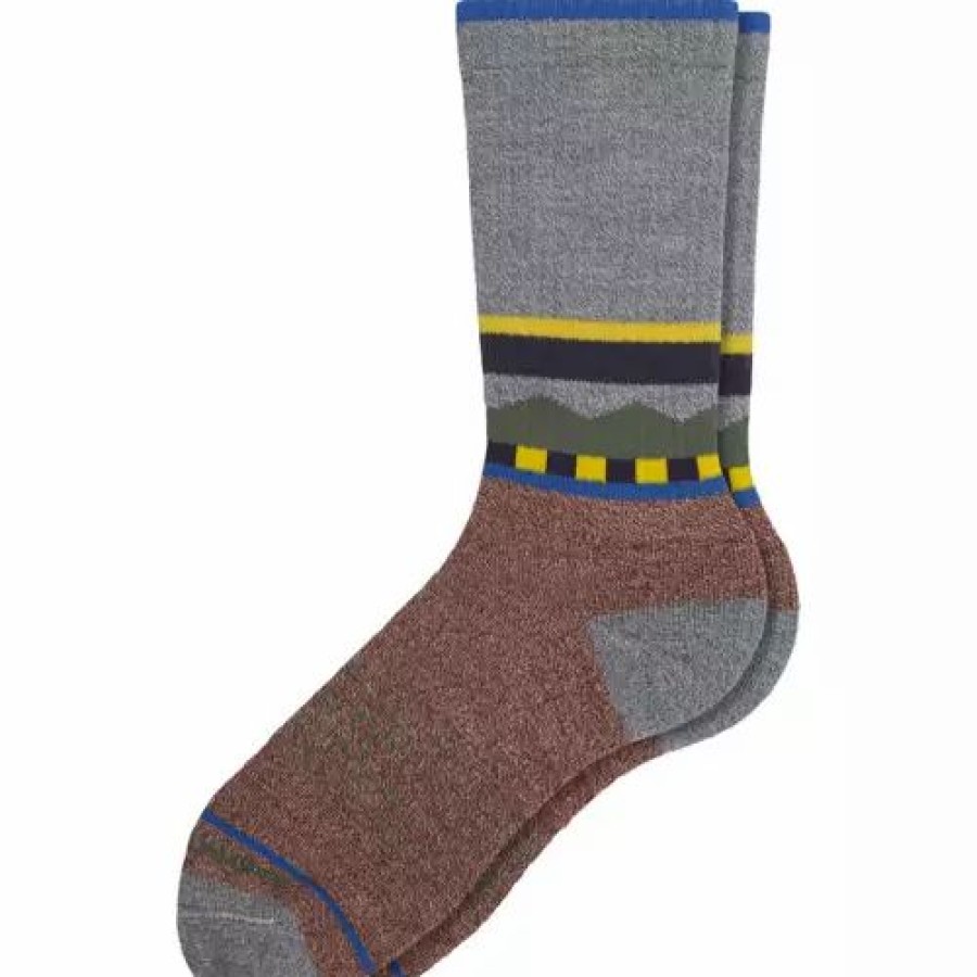 Clothing * | Adult Bombas Fairsle Summit Crew Socks Storm